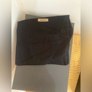 YEEZY SEASON 8 snakeskin wedge boots